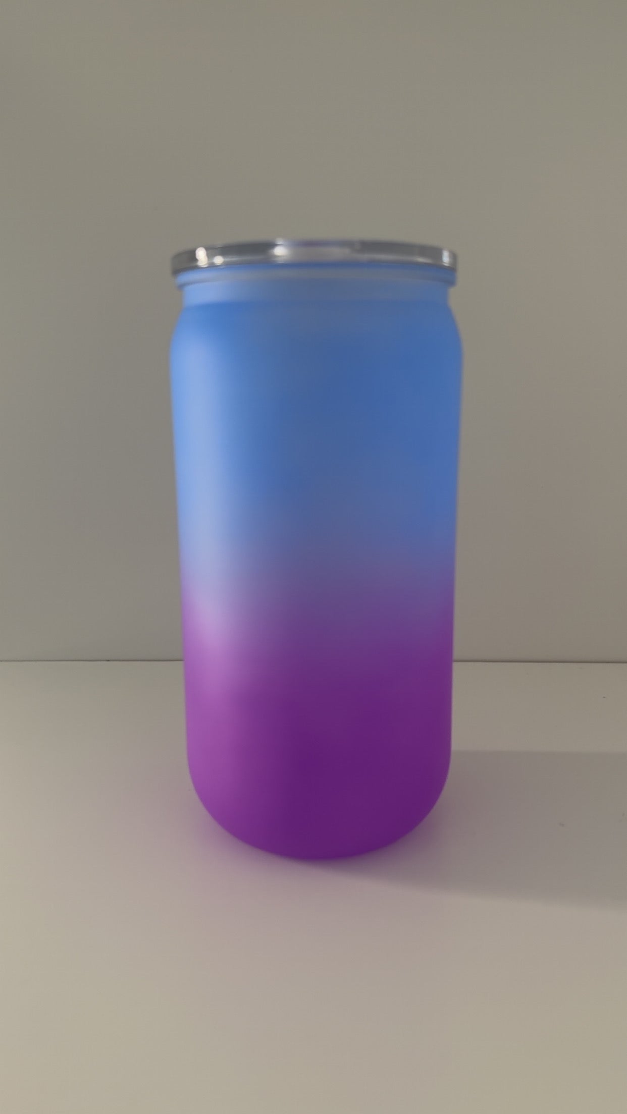 16oz Ombré Acrylic Coloured Can
