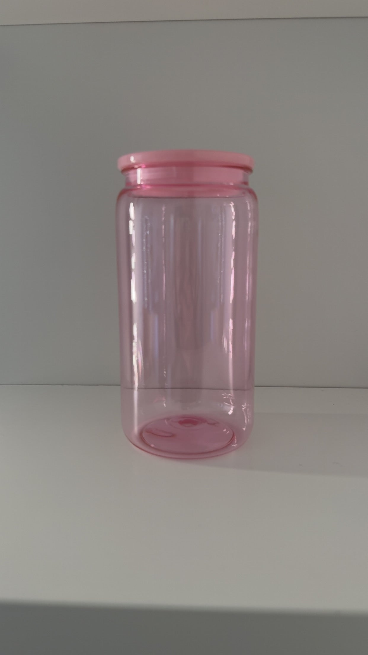 16oz Acrylic Coloured Can